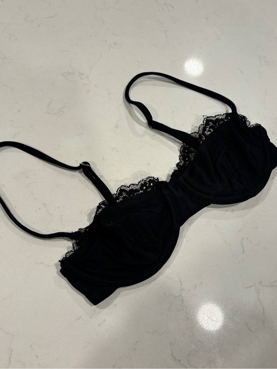 LPA Other - LPA Black Lace Trim Underwire Bikini Top - Women's Intimates